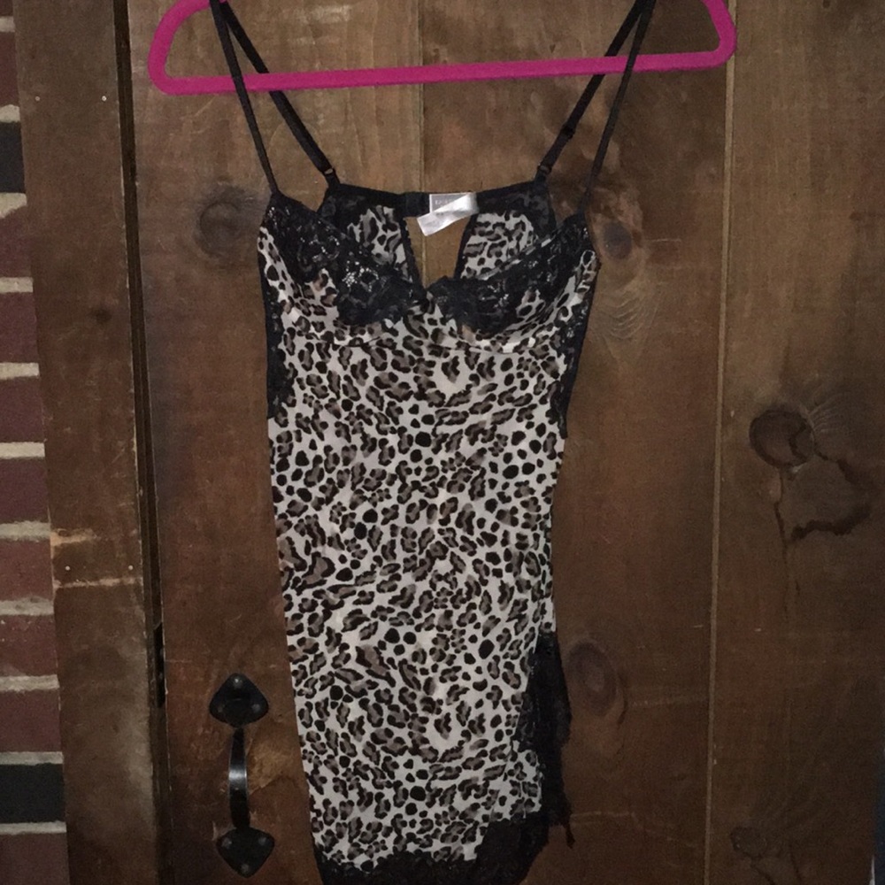 Victoria’s Secret cheetah slip nightie